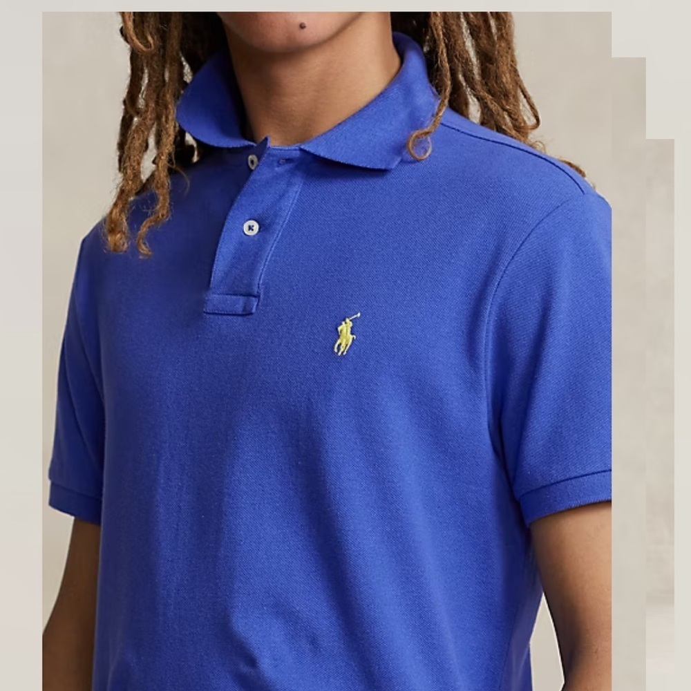 Polo by Ralph Lauren Men's Blue classic fit Polo Shirt - NWT- S